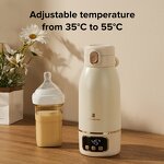 Bottle Warmer Manufacturer - Portable Electronic Heating Kettle with Temperature Control for Formula
