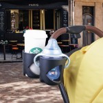 Stroller Cup Holder - 360 Rotating Double Holder