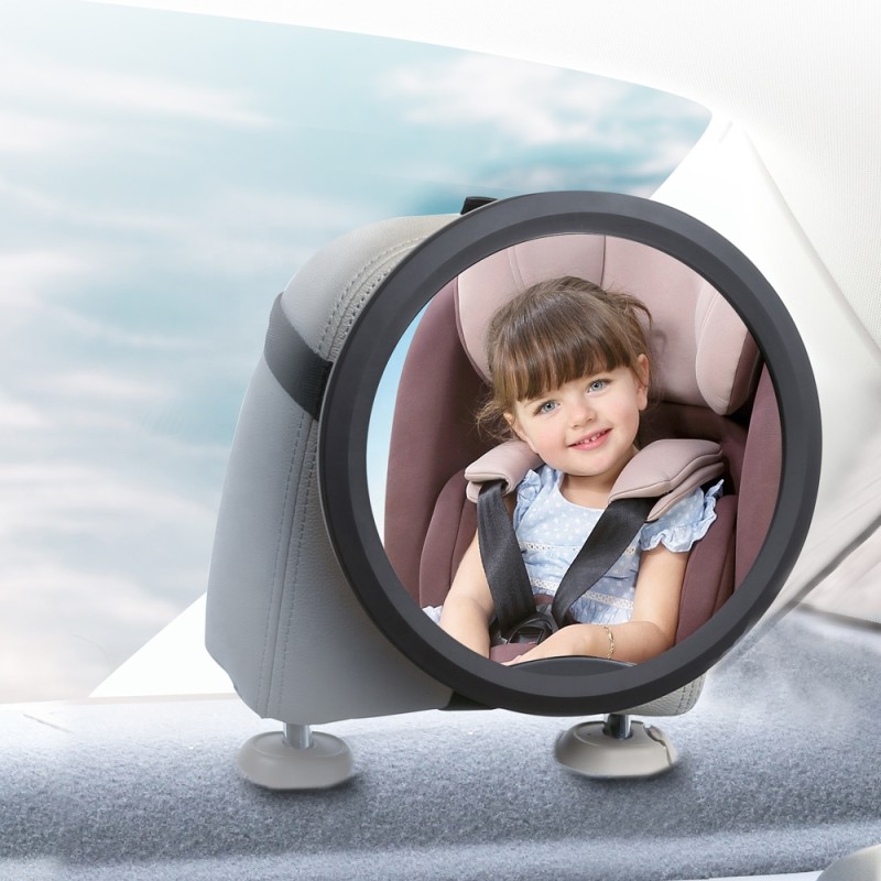 Baby Car Mirror - Shatterproof Backseat Mirror