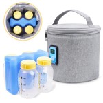 Milk Cooler Bag - Ice Pack 4 Bottle Capacity