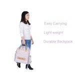 Mommy Diaper Bag - Oxford Striped Backpack