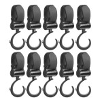 Baby Stroller Hook - with Strap Holder