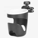 Stroller Cup Holder - ABS Black Buggy Holder