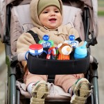 Stroller Organizer - Mesh Pocket with Cup Holder