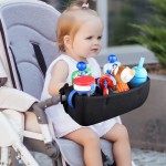 Stroller Organizer - Mesh Pocket with Cup Holder