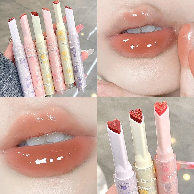 Wholesale Luxury Lipstick Tube Unique Bling Long Lasting Herbal Transfer Proof Natural Lipstick Organic