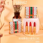 批发Linnsz丝绒印刷我的灵魂皮包口红集热卖三个每包盒子工厂出口