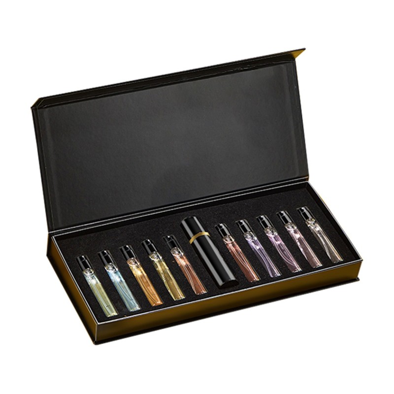 Wholesale Hot Sale 10 ml 10 Bottles Total 100 ml 10 Flavors Woody Floral Fruity Feminine Perfume Fruity Perfume Feminine Gifts