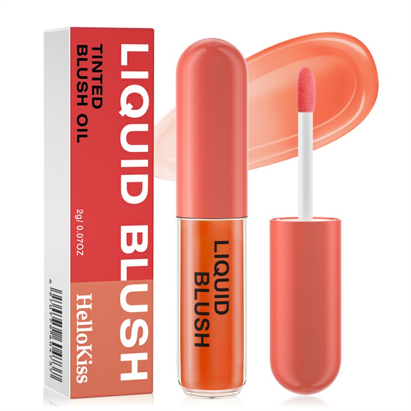 Wholesalers3 in 1 Lipstick Blush Eyeshadow Lip Cheek Face pink Makeup Vegan Liquid Blush Private Label Blushes Oil