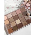 批发20色化妆品眼影铝板Maquiagem专业空豪华眼影调色板塑料