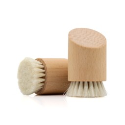 Dry Body Brush Set Manufacturer - Face Brush Boar Bristles Wood for Bath Shower