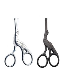 Beard Scissors - Black Silver Professional