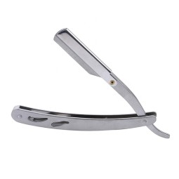 Straight Edge Razor - Stainless Steel Barber