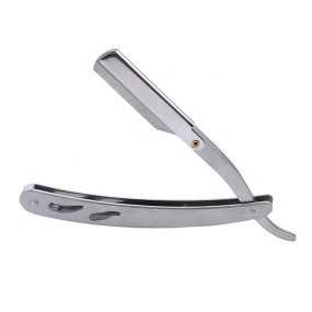 Straight Edge Razor - Stainless Steel Barber