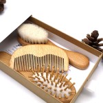 Baby Hair Set - Wooden Brush Comb