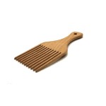 Hair Pick Comb - Wooden Fist Fork
