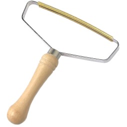 Hair Removal Brush - Wooden Handle Fur Tool