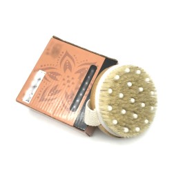 Body Scrub Brush - Bamboo Exfoliating Dry