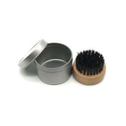 Boar Bristle Brush - Round Wooden Handle