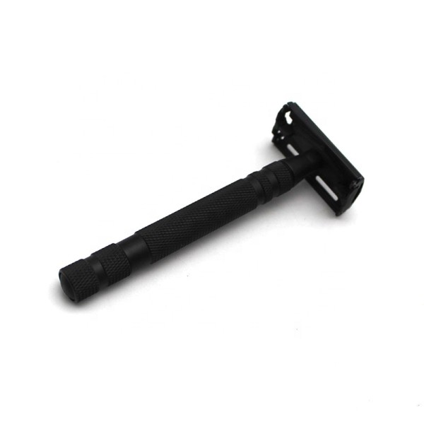 Travel Razor - Matte Black Double Edge