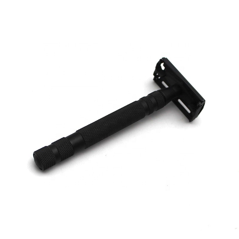 Travel Razor - Matte Black Double Edge
