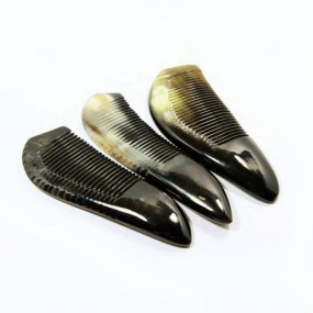 Horn Hair Comb - Buffalo Tooth Fine