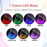 LED Light Therapy Mask Manufacturer - 7 Colors Silicone Rejuvenation Electric for Home Use