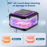 Ultrasonic Cleaner Manufacturer - 360 Degree Deep Cleaning Electric for Dentures Retainers