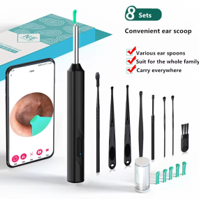Electric Ear Cleaner Manufacturer - Hot Sale Portable with Camera Light Integrated US Plug WiFi