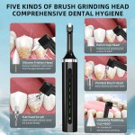 Teeth Cleaning Kit Manufacturer - Portable Multi-purpose Whitening Tool 5 Brush Heads LED