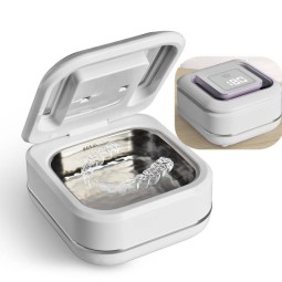 Ultrasonic Cleaner Manufacturer - Professional 45KHZ 24W Portable for Denture Aligner Jewelry