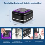 Ultrasonic Cleaner Manufacturer - 360 Degree Deep Cleaning Electric for Dentures Retainers