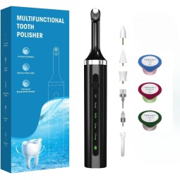 Teeth Whitening Kit Manufacturer - Portable Cleaning Machine Dental Polisher with LED Light