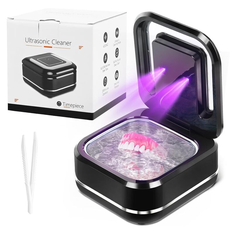 Ultrasonic Cleaner Manufacturer - 360 Degree Deep Cleaning Electric for Dentures Retainers