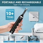 Teeth Cleaning Kit Manufacturer - Portable Multi-purpose Whitening Tool 5 Brush Heads LED