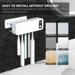 UV Toothbrush Sterilizer Manufacturer - OEM Wall-Mounted Smart Design Portable Fan Dryer Holder
