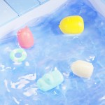 Silicone Bath Toys Manufacturer - New Arrival Eco Friendly Child Spray Water Shower Bubbles for Toddlers