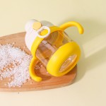 Baby Drinking Cup Set Manufacturer - 300ml New BPA Free Cartoon Milk Water Bottle with Handle Lid