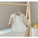 Infant Smocked Coverall Manufacturer - Wholesale PU Adjustable Long Sleeve Bibs Waterproof Drool Feeding Baby Clothes