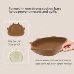 Toddler Feeding Set Manufacturer - New Arrival Silicon Suction Plate Bowl Cup Straw Spoon