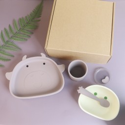 Silicone Feeding Set Manufacturer - Wholesale Suction Plates Training Sippy Cup Spoon Bowl Set