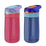 Sports Water Bottle Manufacturer - OEM BPA-Free 450ml Tritan Plastic with Straw Lid for Cycling Camping