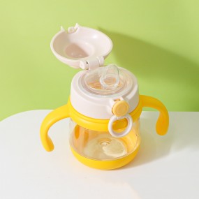 Toddler Drinking Cup Set Manufacturer - Custom Tritan 300ml Learning Milk Water Bottle for Babies Kids