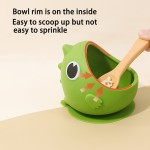 Silicone Snack Bowl Manufacturer - New Arrival Anti Spill Collapsible Dinosaur Suction for Baby