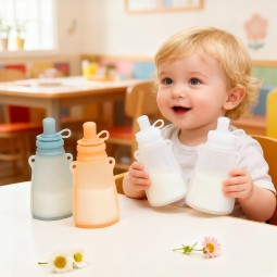 Wearable Breast Pump Manufacturer - 2 Pack Reusable Portable Hands Free Soft Silicone Shield Milk Saver