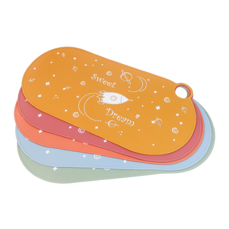 Baby Placemats Manufacturer - Custom Anti Scalding Non Slip Luxury Round Silicone for Kids