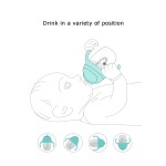 Kids Water Bottle Manufacturer - Wholesale BPA Free Children PP Plastic Drinking Bottle with Straw