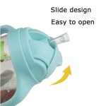 Kids Water Bottle Manufacturer - Wholesale BPA Free Children PP Plastic Drinking Bottle with Straw