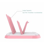 Baby Bottle Dryer Manufacturer - Custom Multi Function Foldable Portable Kitchen Drying Rack with Brush
