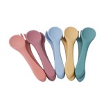 Silicone Baby Spoon Set Manufacturer - Wholesale New Learning Feeding Training Spoons Bendable for Baby
